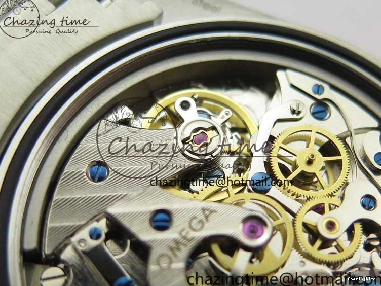 0211 Speedmaster SS Snoopy Apollo OMF Best Edition White Dial on SS Bracelet Venus EasyCare 7877